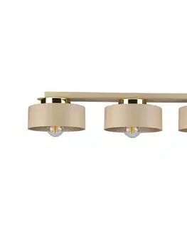 Svietidlá Keter Lighting Stropné svietidlo IGNIA 3xE27/60W/230V béžové/zlaté 3390
