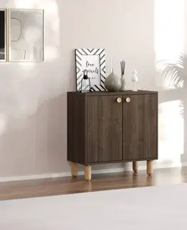 Komody Viacúčelová skrinka Lina - Walnut