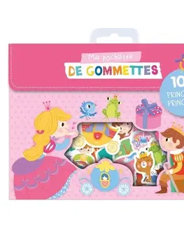 Nalepovačky, vystrihovačky, skladačky 100 samolepek - princes et princesses/princové a princezny