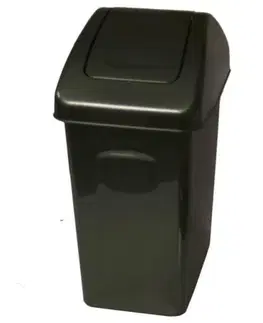 Odpadkové koše Kinekus Kôš na odpad preklápací, objem 10L, plastový, SWING, antracit