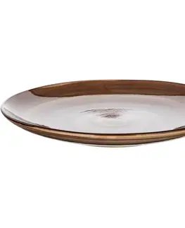 Taniere Banquet Súprava 6 dezertných tanierov Palas 21,5 cm, hnedá