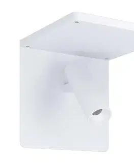 Svietidlá Eglo 67562 - LED Nástenné svietidlo s policou CIGLIE LED/8,1W/230V biela 67562