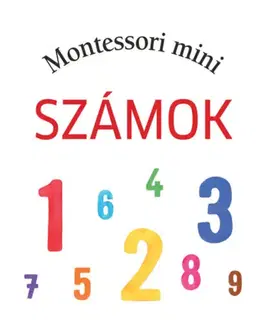 Leporelá, krabičky, puzzle knihy Montessori mini - Számok