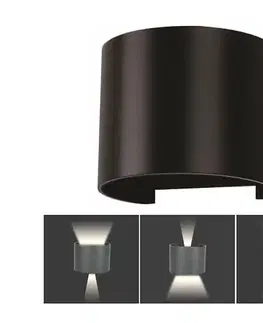 Svietidlá  LED Vonkajšie nástenné svietidlo LED/6W/230V 4000K IP65 čierna 217090