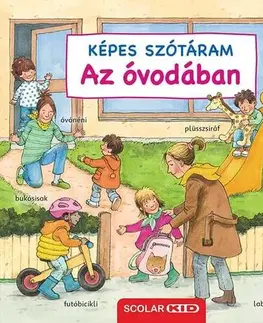 Leporelá, krabičky, puzzle knihy Képes szótáram - Az óvodában - Susanne Gernhäuser