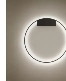 Svietidlá Redo 01-2819 - Stmievateľné LED nástenné svietidlo FEBE LED/24W/230V čierne 01-2819