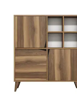 Komody Viacúčelová skrinka Pulse - Walnut