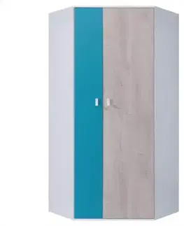 Šatníkové skrine Skriňa Planet PL2 L/P 90 cm