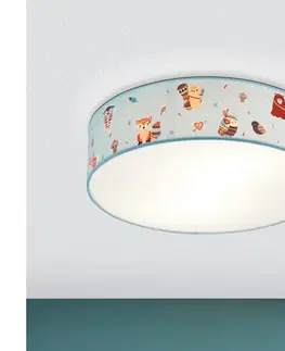 Svietidlá Eglo 97575 - Detské stropné svietidlo RUFFO 2xE27/40W/230V 97575