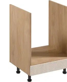 Kuchynské skrinky Korpus Luxeo K04-D60ZK dub puccini