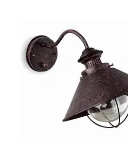 Záhradné lampy FARO Barcelona FARO 71110 - Vonkajšie nástenné svietidlo NAUTICA 1xE27/11W/230V 71110
