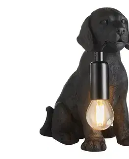Lampy Endon 107365 - Stolná lampa PUPPY 1xE14/7W/230V čierna 107365