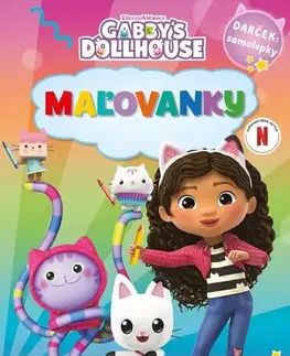Nalepovačky, vystrihovačky, skladačky Gabikin kúzelný domček - Maľovanky so samolepkami - neuvedený,Miroslav Filipec