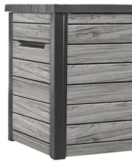 Úložné boxy a chladničky KETER Úložný box DECO DASHBOARD STORAGE 870L | sivá