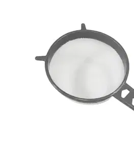Cedníky TVAR - Cedník tmavo šedý priemer 18 cm umelá hmota