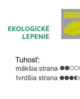 Matrace KONDELA Tempo Comfort penový matrac 80x200 cm biela