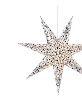 Vianočné dekorácie Markslöjd 704876 - Vianočná dekorácia KARLA 1xE14/25W/230V biela 75 cm 704876