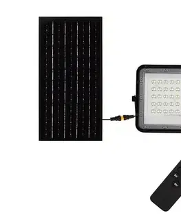 LED osvetlenie  LED Vonkajší solárny reflektor LED/10W/3,2V IP65 4000K čierna + DO 7824
