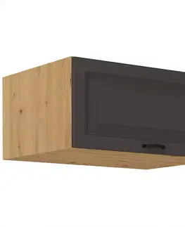 Kuchynské skrinky visiace Kuchynská skrinka Stilo grafit matná/artisan 80 Nagu-36 1F