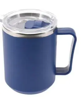 Termosky a termohrnčeky Kinekus Termohrnček nerezový s uškom, 420ml, mix farieb