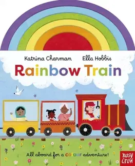 Leporelá, krabičky, puzzle knihy Rainbow Train - Katrina Charmanová