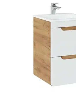 Skrinky s umývadlom ArtCom Kúpeľňová skrinka s umývadlom ARUBA White U40/2 | 40 cm