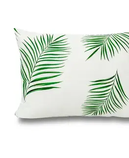 Obliečky Kvalitex Obliečka na vankúš Tropical biela, 70 x 90 cm