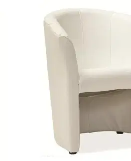 Kreslá Kreslo KM1 biele