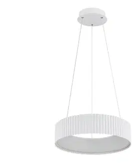 Svietidlá Globo 15924W - LED luster na lankách KEMP LED/45W/230V pr. 46 cm biela 15924W