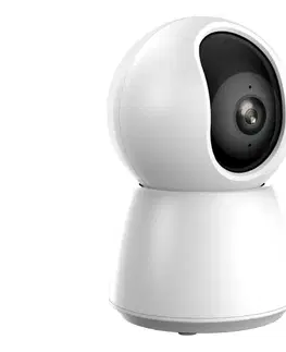 Predlžovacie káble iGET 75020823 - Inteligentná kamera s pohybovým senzorom 2K, 5 V, Wi‑Fi, biela 75020823