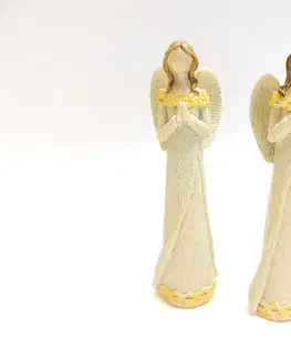Sošky, figurky - anjeli MAKRO - Dekorácia - Anjel háčkovaný 2ks