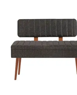 Stoličky Bank Vina 1053 - 1 - Anthracite, Walnut