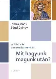 Manažment Mit hagyunk magunk után? - Bőgel György,János Tomka