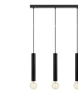 Svietidlá Markslöjd 108262 - Luster na lanku SENCILLO 3xE27/40W/230V čierna 108262