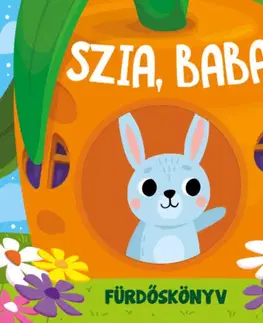 Knižky do vane Szia, Baba! - fürdőkönyv - kukucskáló ablakokkal