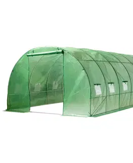 Fóliovníky NABBI Greenhouse záhradný fóliovník 600x300x200 cm zelená