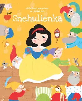 Leporelá, krabičky, puzzle knihy Maňušková rozprávka na dobrú noc Snehulienka