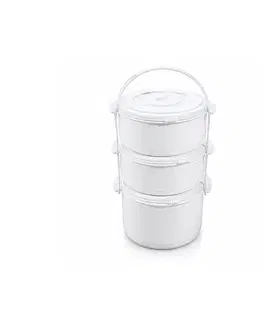 Jedlonosiče MAKRO - Obedár / jedlonosič 3 dielny 2 x 1L, 1 x 1,7L, rôzne farby