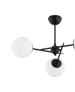Svietidlá  Prisadený luster PRIMERY 3xE14/10W/230V čierna 62523