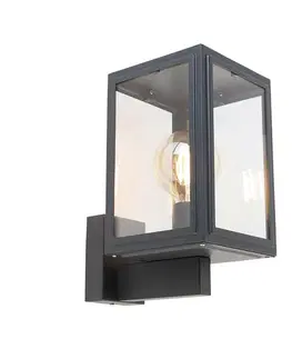 Vonkajšie nástenné svietidlá Inteligentná nástenná lampa sivá vrátane inteligentnej G95 - Sutton Up