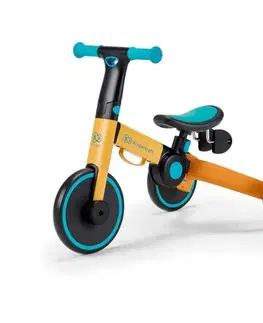 Odrážadlá KINDERKRAFT 3v1 detské odrážadlo 4TRIKE žltá/tyrkysová KR4TRI00YEL0000
