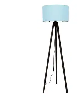 Lampy  Stojacia lampa AYD 1xE27/40W/230V hnedá/modrá 780SGN4452