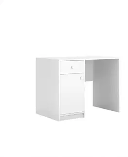 Moderné kancelárske stoly Písací stôl Babydreams Biely