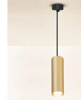 Svietidlá BRILAGI - LED stmievateľný luster na lanku SELE 1xGU10/4,8W/230V čierna/zlatá BG1385+AI2382