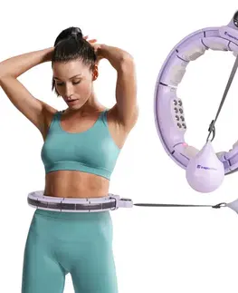 Ostatné fitness náradie Masážna obruč inSPORTline Weight Hoop Pro 69-105 cm