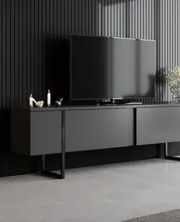 Konferenčné stolíky Televízny stolík Luxe Anthracite and Black