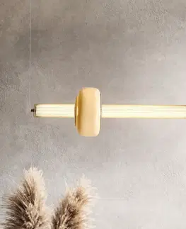 Stropná svetla PURAS lampa wisząca pozioma 15W LED 3000K klosz bezbarwny+biały