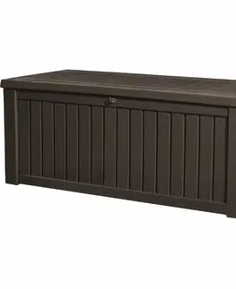 Úložné boxy Keter záhradný úložný box Rockwood 570 l, hnedá