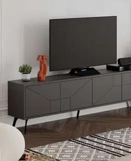 TV stolíky TV stolík Dune - Anthracite