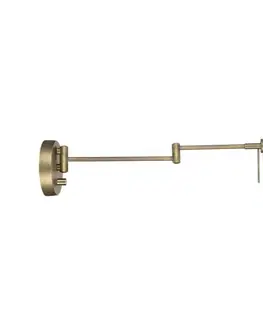 Svietidlá Halo Design 740222 - Nástenné svietidlo KJOBENHAVN 1xG9/28W/230V mosadz 740222